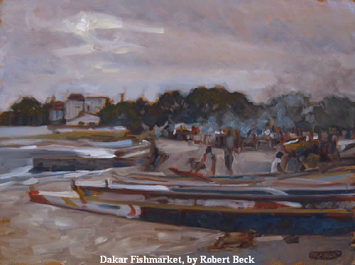 Dakar Fishmarket, by Robert Beck